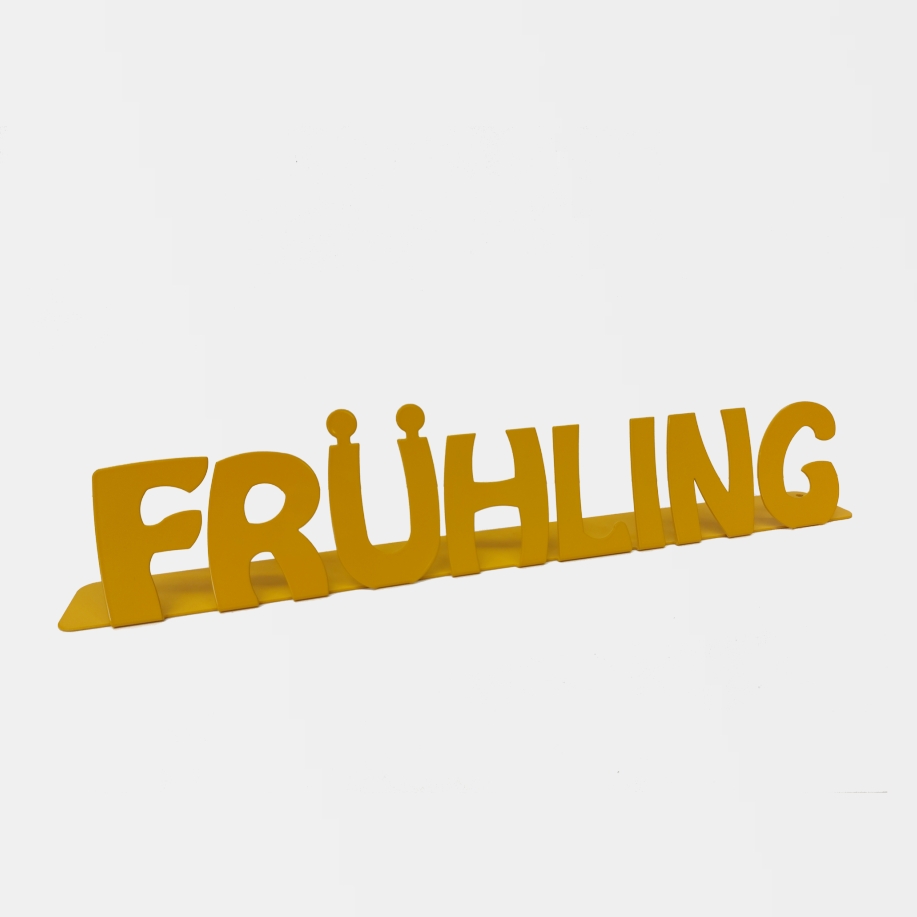Schriftzug Frühling