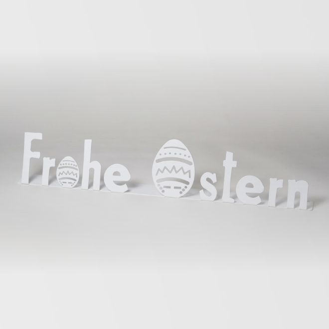 Schriftzug Frohe Ostern