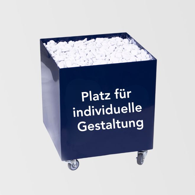 Individuelles Pflanzgefäß quadratisch