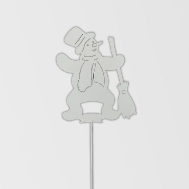 Schneemann auf Stab