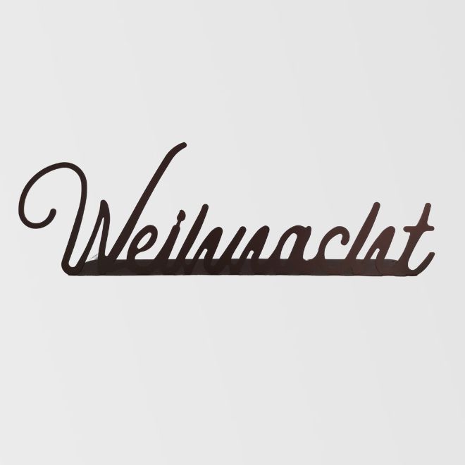 Schriftzug Weihnacht