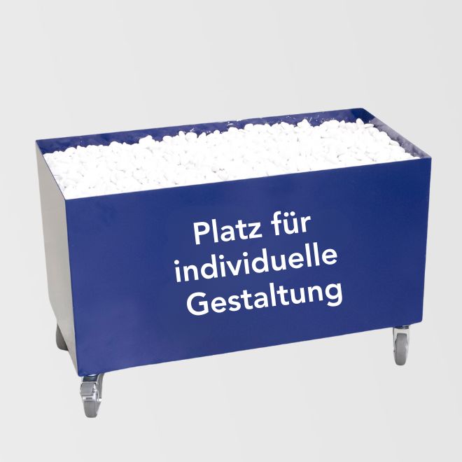 Individuelles Pflanzgefäß rechteckig