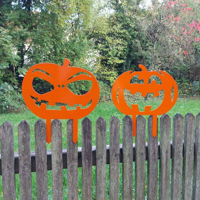 Kürbis "Spooky" zum Stecken